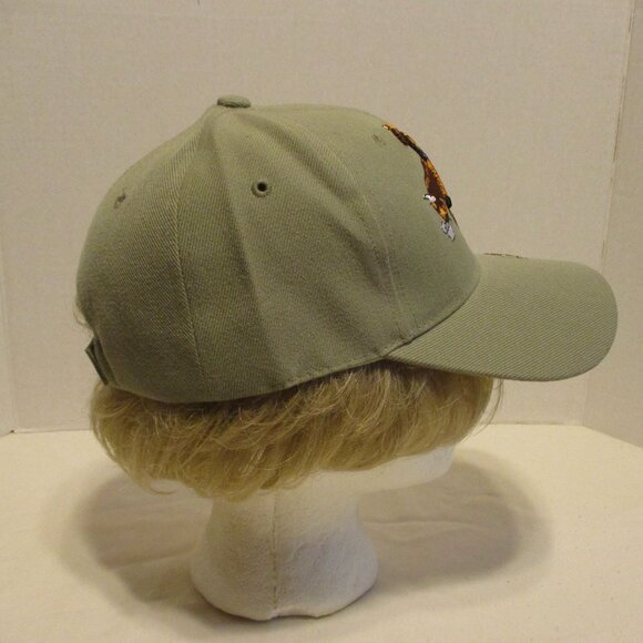 Santo Cap Rodeo Bull Cowgirl NEW Tan Brown Black Embroidered Vintage 1997 Hat - Picture 4 of 10